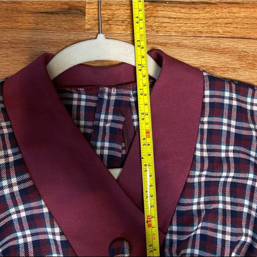 Plaid Hourglass Dress - Picture 8 of 9
